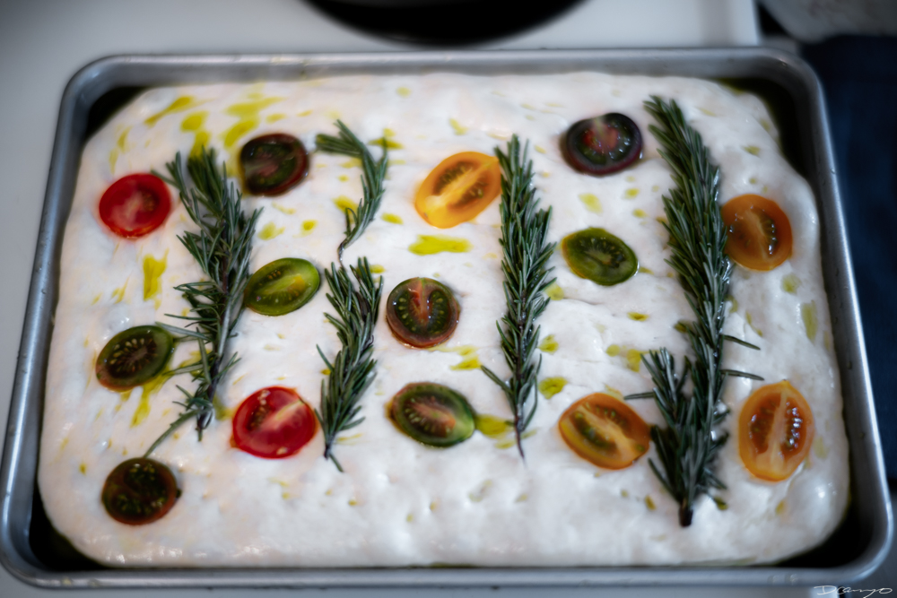 Photos of flowers, focaccia, fun Lucky Charms, and pretty Berkeley neighborhood sights.